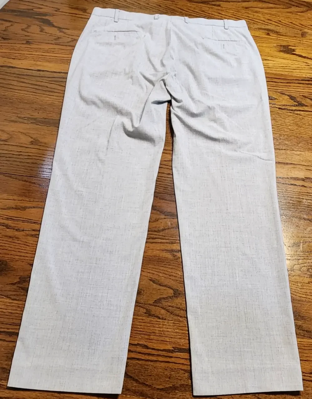 Lauren RALPH LAUREN UltraFlex Stretch Dress Pants Gray Flat Front 38 x32 Classic